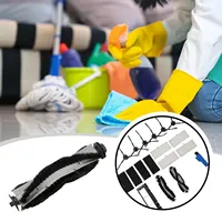 Replacement Side Brushes Roll Brushes Filters Cleaning Brush and Cover for Vactidy and For T6 Robot Vacuum Cleaners