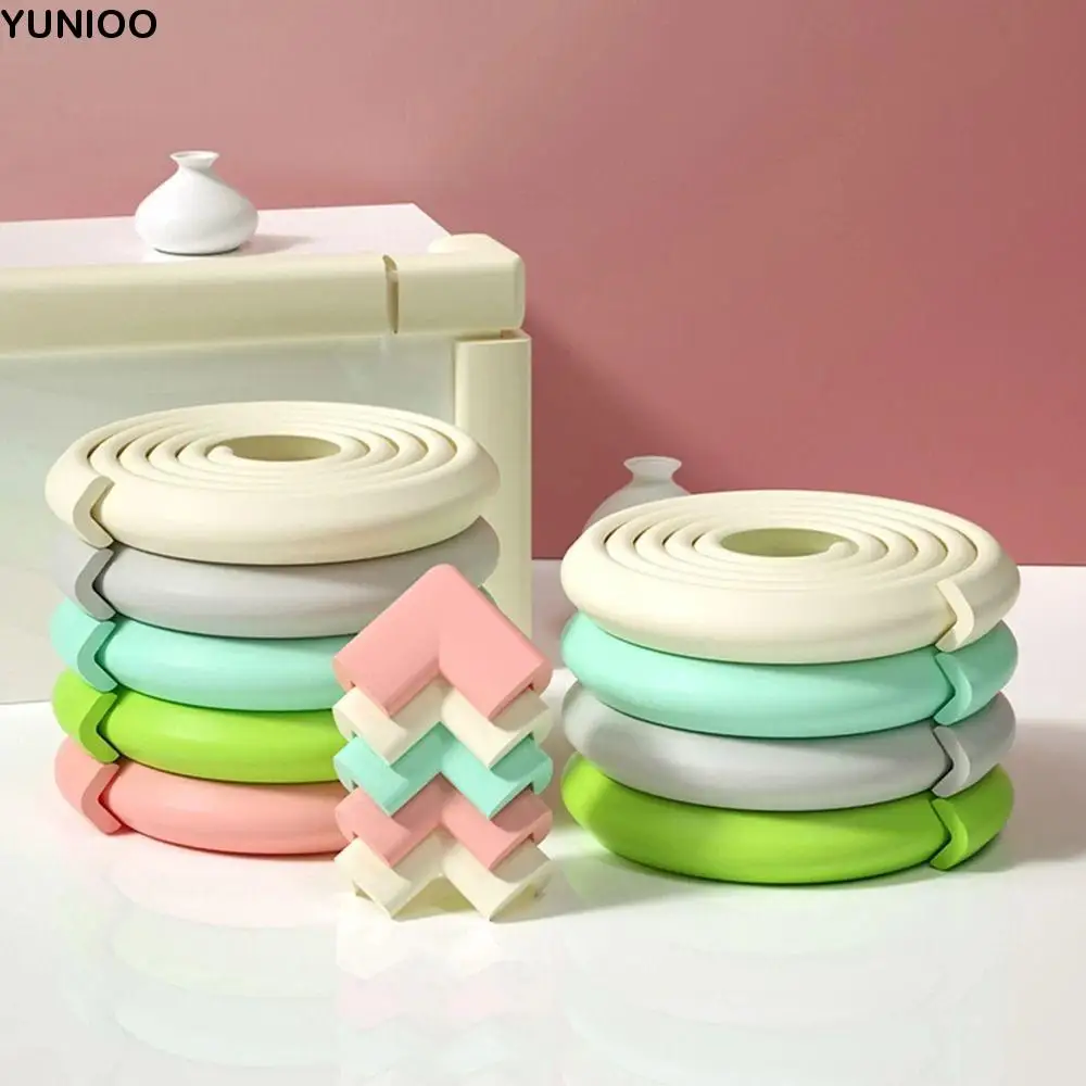 

Easy To Clean NBR Table Protector Baby Safety L Shape Desk Cover Anti-collision Foam Protective Cover Protective Tape School