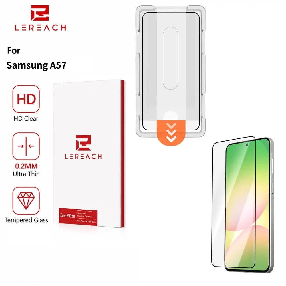 Tempered Glass For Samsung Galaxy A57 A37 A56 A36 A55 A35 Protector Film 9H Anti-Scratch FM2000