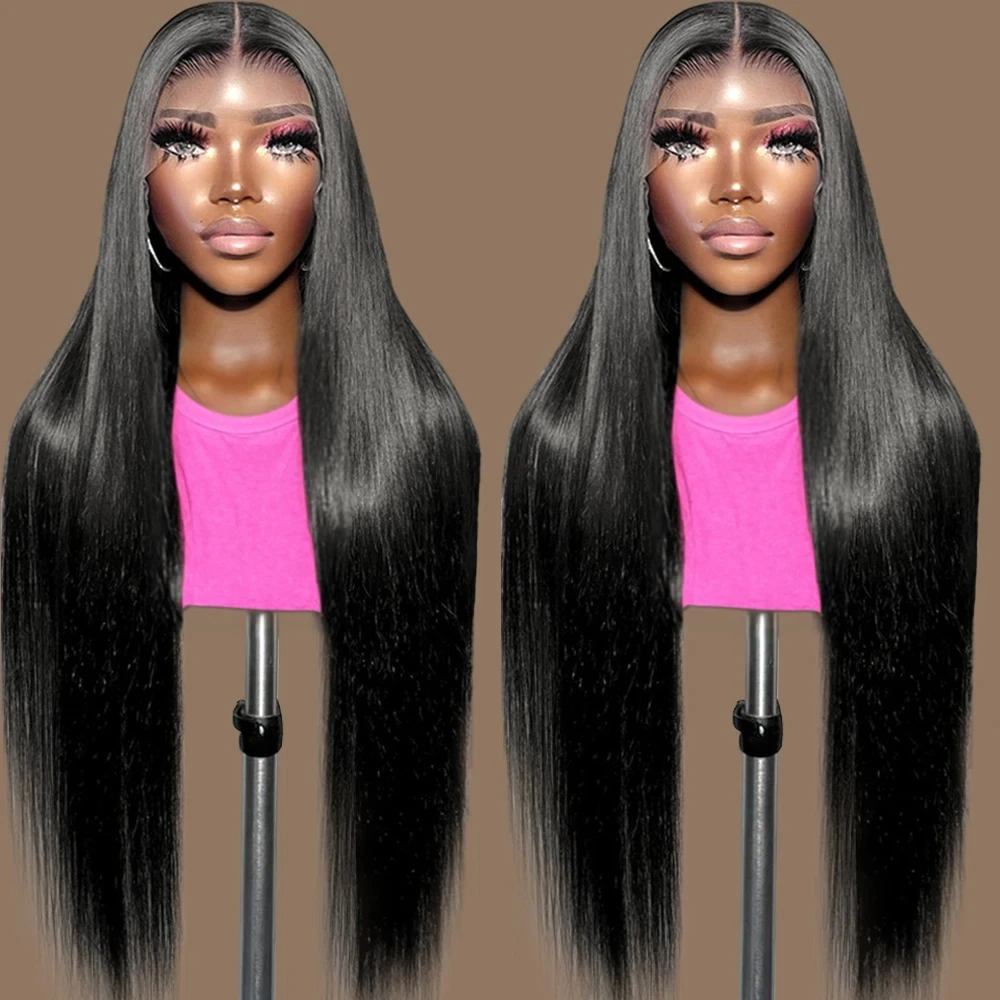 

13x4 13x6 Hd Lace Front Human Hair Wig 30 32 34 Inch Straight Lace Front Wigs For Black Women Pre Plucked Brazilian Hair Wigs