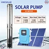 DC 1.5HP 브러시리스 깊은 우물 펌프, 농업 관개, 태양열 물 펌프, SS304 임펠러, 최대 헤드 132m, 최대 유량 6 T/H 모델 1