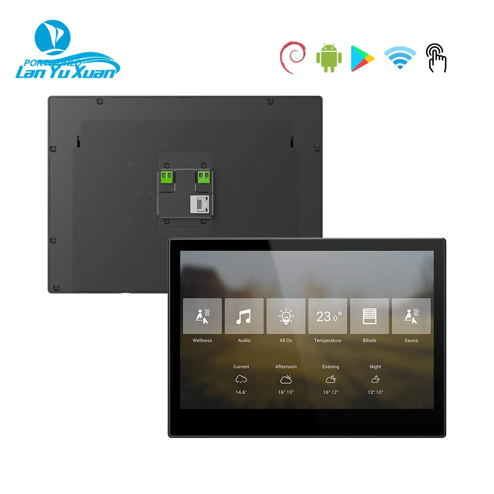 10.1 Inch IPS Smart Home Automation System for Hotel Use Bar Design RK3566 Android POE Tablet with Touch Screen and RS485