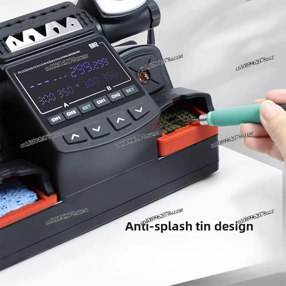 A902PRO محطة لحام مزدوجة المحطة 350 واط محطة لحام عالية الطاقة متوافقة مع C210 C245 C115 #4