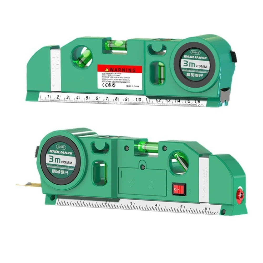 Aluminum Alloy Mini Measuring Level Ruler Dual Bubble Horizontal Vertical Alignment Tool for Woodworking Laser Spirit Level