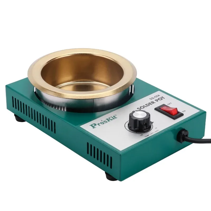 

Solder Pot Tin Melting Furnace Thermoregulation Soldering Desoldering Bath 100/80/50/38mm 200~450 Centigrade