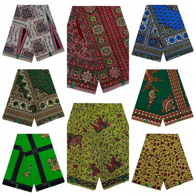 

Veritable Super V Real Wax Guaranteed Wax Prints Real Dutch Hollandais Loincloth African Dress 100% Cotton Fabric 6 Yards Batik