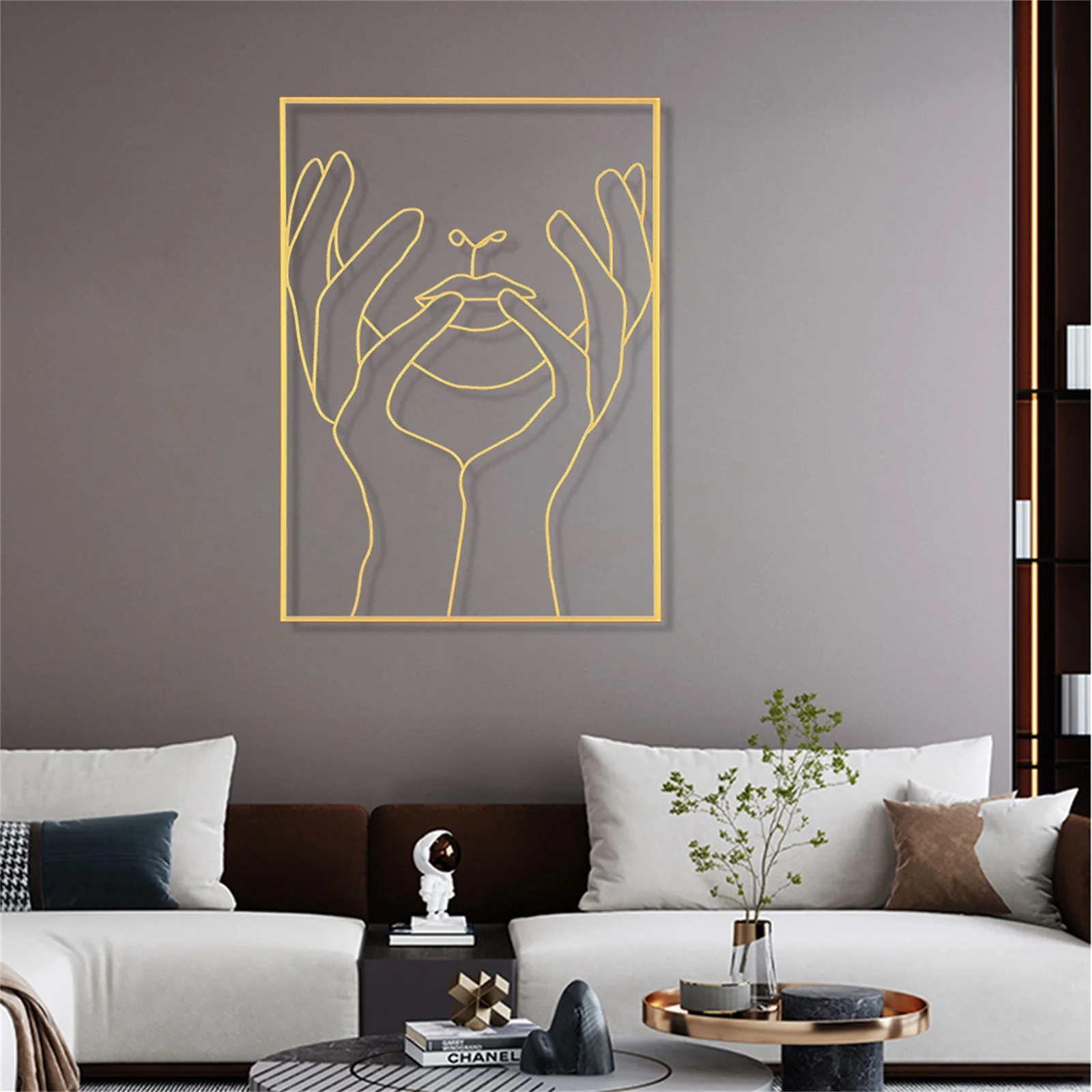 Minimalist Line Art Decorative Modern Nordic Minimalist Line Art Wall Decoration For Living Room Reading Room