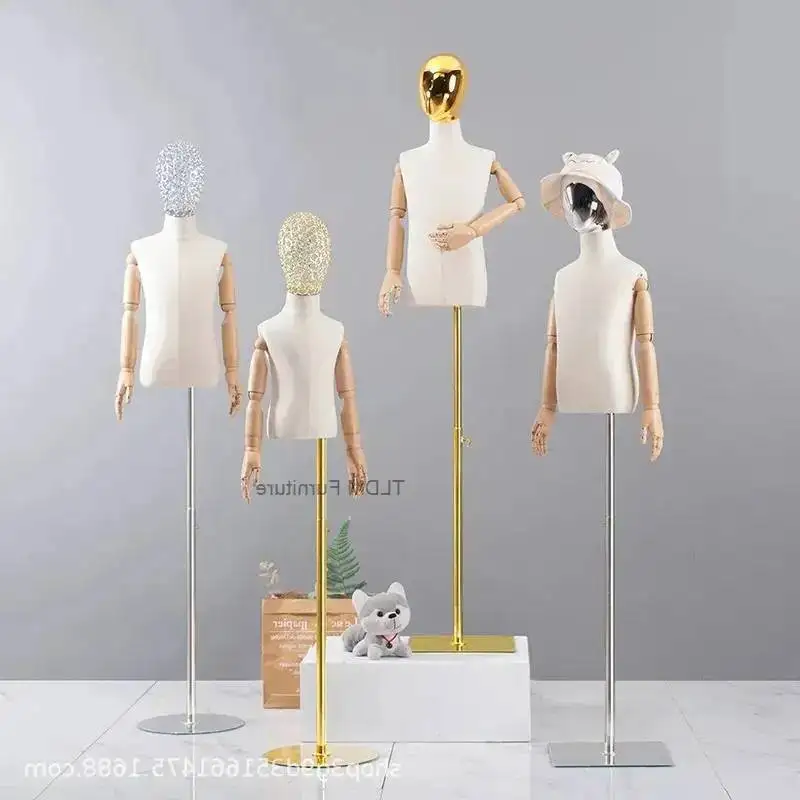 Modern Simple Children's Clothing Mannequin Prop Store Supplies Window Display Sewing Stand Creative Kids' Wear Mannequin FYMQ