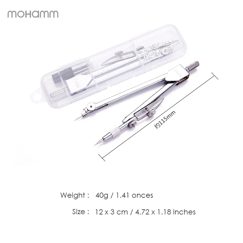 Drawing Compass Math Geometry Tools for Circles School Supplies for Students Stationery Items Teacher Teaching Tools