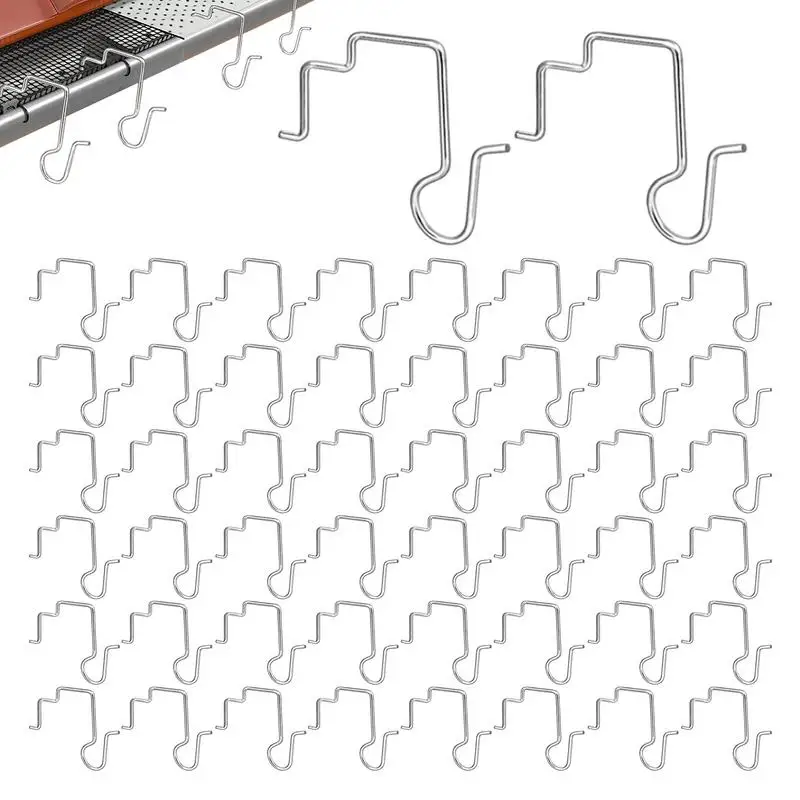 

Christmas Light Hangers 50X Outdoor Gutter Hook Stainless Steel Outdoor Gutter Hook Lights Hanger Hooks For Outdoor Decorative