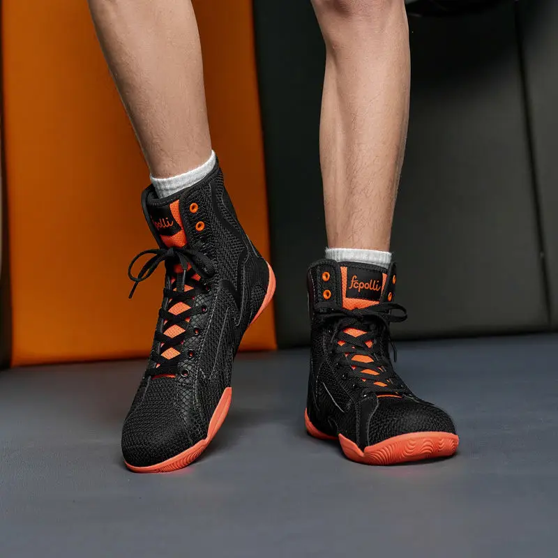 

Professional Wrestling Boots Mens Designer Fighting Shoes Mens Plus Size Boxing Shoes Luxury Brand Indoor Sneakers