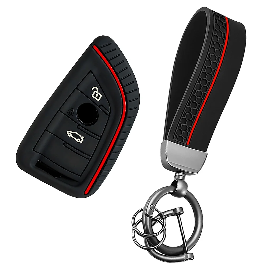 3 Buttons Car Key Fob Cover for BMW 2 5 6 7 Series X1 X2 X3 X5 X6 GT 216i F46 Remote Shell