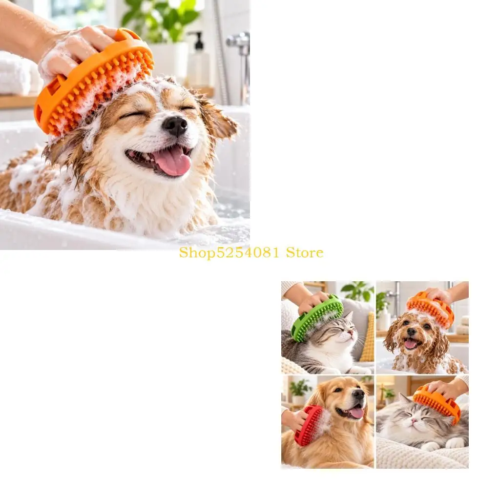 AXYC Loose Hair Grooming Glove for Dogs and Cats, Hand-Worn Textured Design for Dry Brushing, Bathing, and Routine Massage