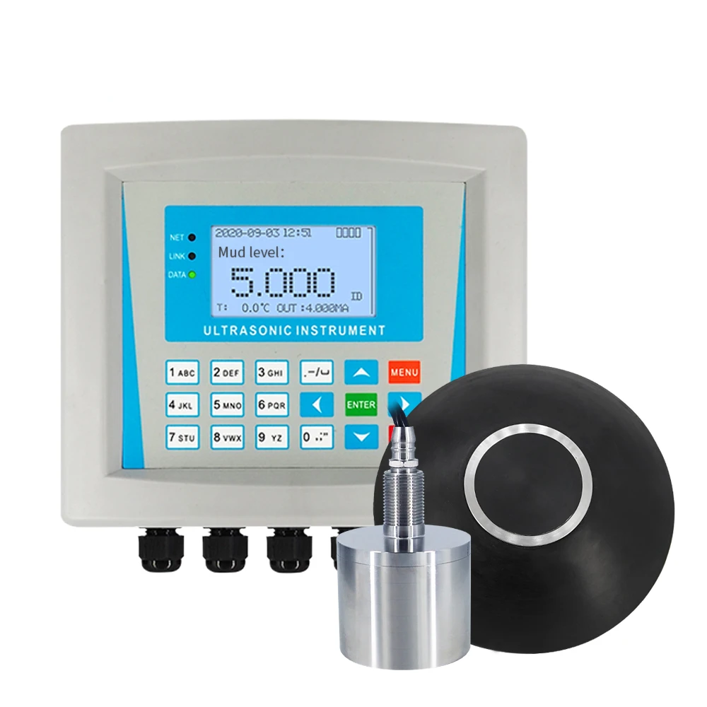 

Ultrasonic Sludge Interface Level Meter Water Distance Sensor Mud Water Sludge Interface Meter