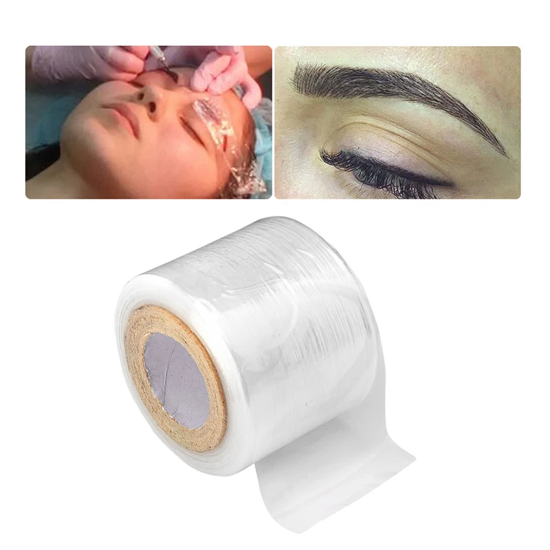 1pcs Tattoo Film Tattoo Clear Wrap Cover Preservative Film 42MM*200M Permanent Makeup Microblading Eyebrow Lip PMU Supplies Tool