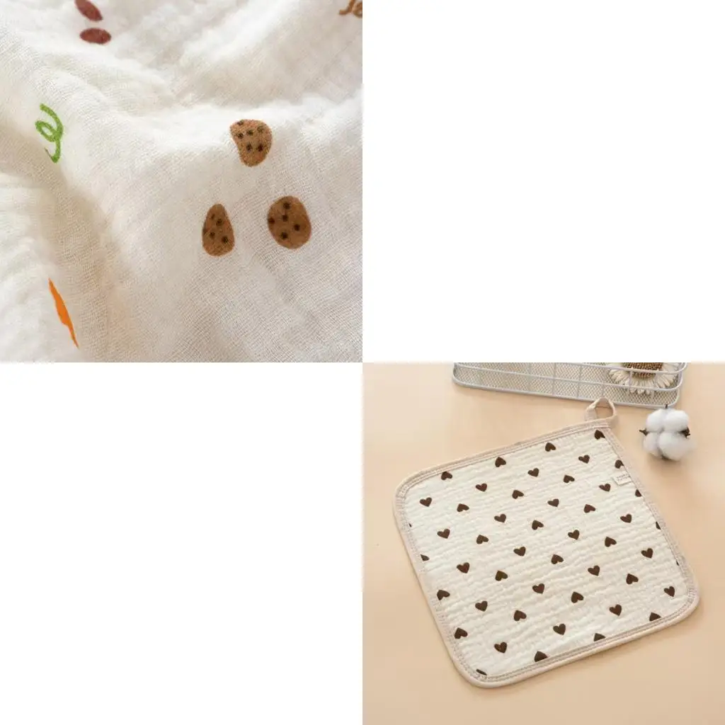 

Хлопковая ткань для отрыжки, мягкий и дышащий нагрудник для кормления новорожденных, мочалка для купания, нежный уход за кожей