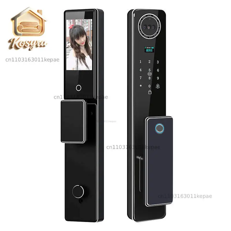 Waterproof, Antifreeze, Sunscreen, Outdoor Fingerprint Lock, Face Aluminum Art Door, Household Smart Lock, Villa Courtyard Door
