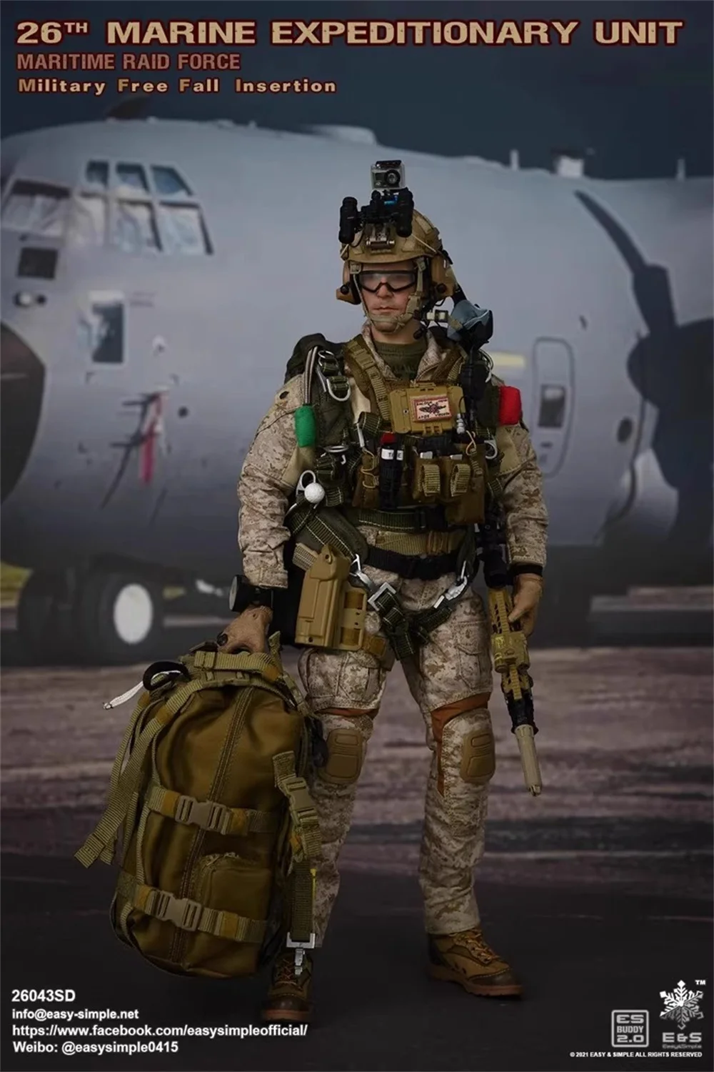 1/6 EASY&SIMPLE ES 26043SD 26043SW US. Soldier Doll Figure Full Set Toys Model About 12\