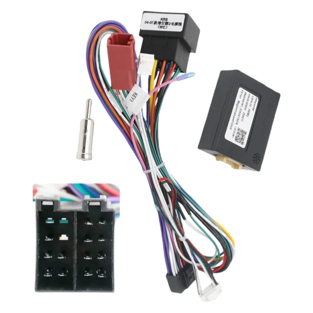 16 Pin For RENAULT Megane 2 Clio 3 2004-2007 Canbus Android Player Power Cable Audio Adaptor Dash Trim Kit Facia Panel