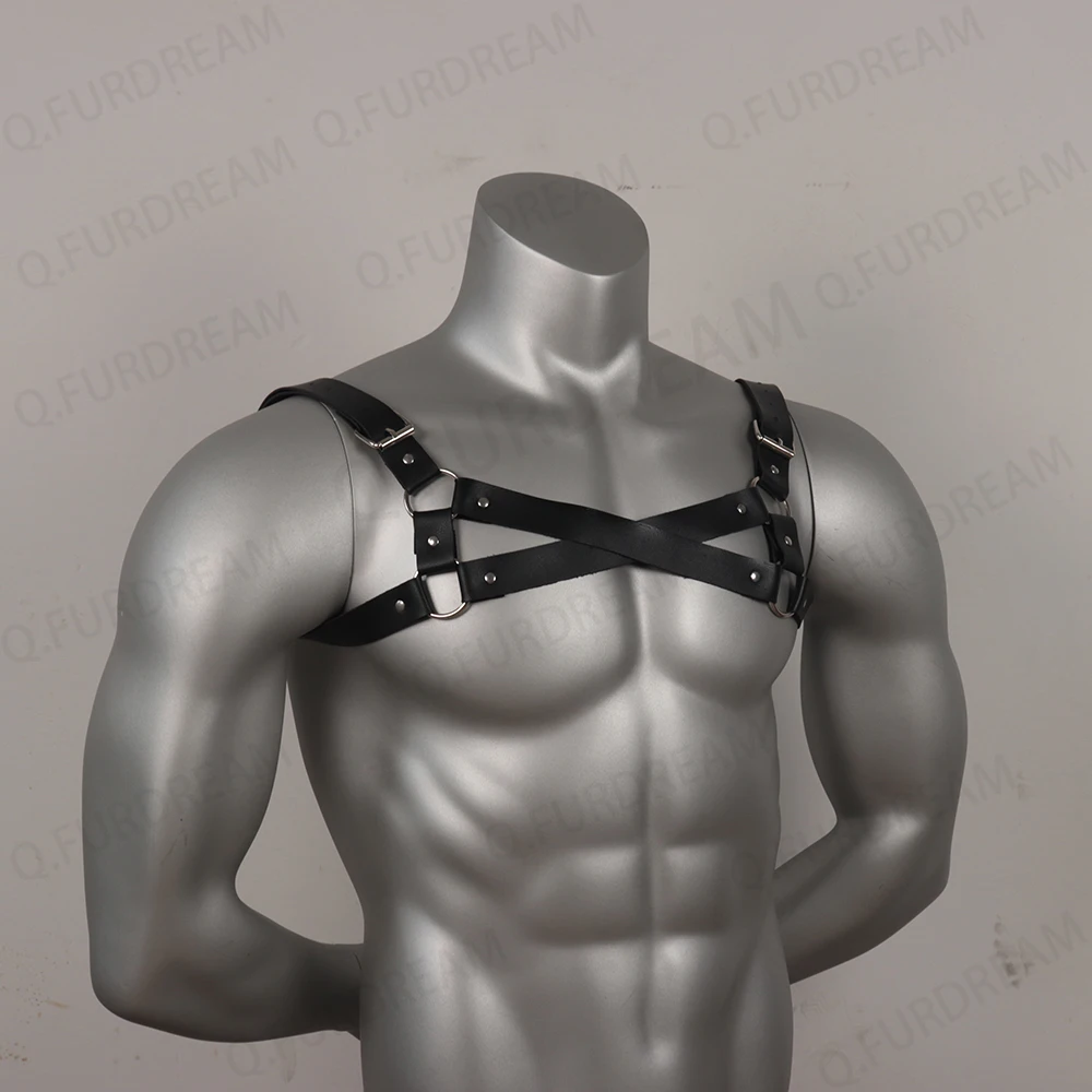 Men\'s Chest Harness Classic Harness Men PU Leather Harness Belt Chest Harness Fetiish For Gay Clothing Body Gear Best Men Gift