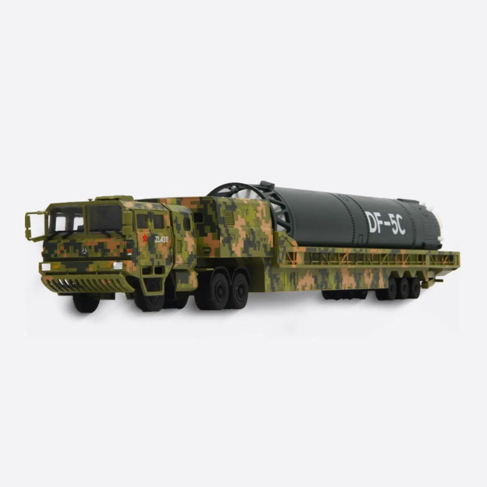 Simulated Fighting Vehicle Car Model 1 60 Scale Launcher Truck DIY Craft Education Ornament for Home Desk