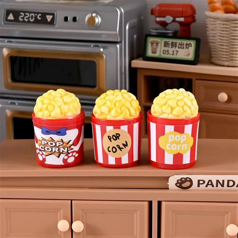 [JN]10 pezzi casa delle bambole in miniatura simulazione secchiello per popcorn modello micro ornamenti paesaggistici accessori per casa delle bambole bambini