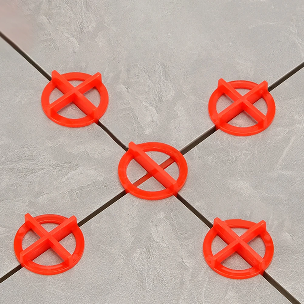 100Pcs Tile Leveling System Spacers Clips Wedge For Tiling Fixing Floor Wall Gap Wall Fixing Construction Tools