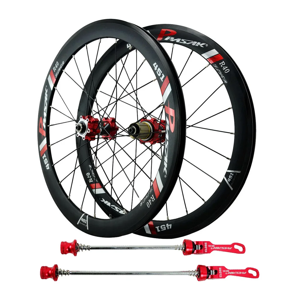 

Комплект колес для складного велосипеда, 20* 1-3/8, колеса 451, 24 отверстия, 6 болтов, дисковый тормоз и ободный тормоз HG 12S, водителя ступицы