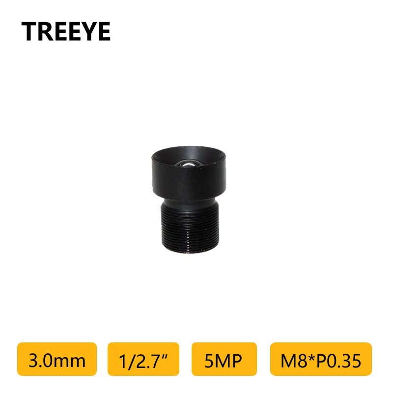 

HD 3.0mm Lens 5MP 1/2.7" M8 Lens 650nm IR Filter Face Recognition Access Control Lens Drones QR Scanning Car Recorder Lens