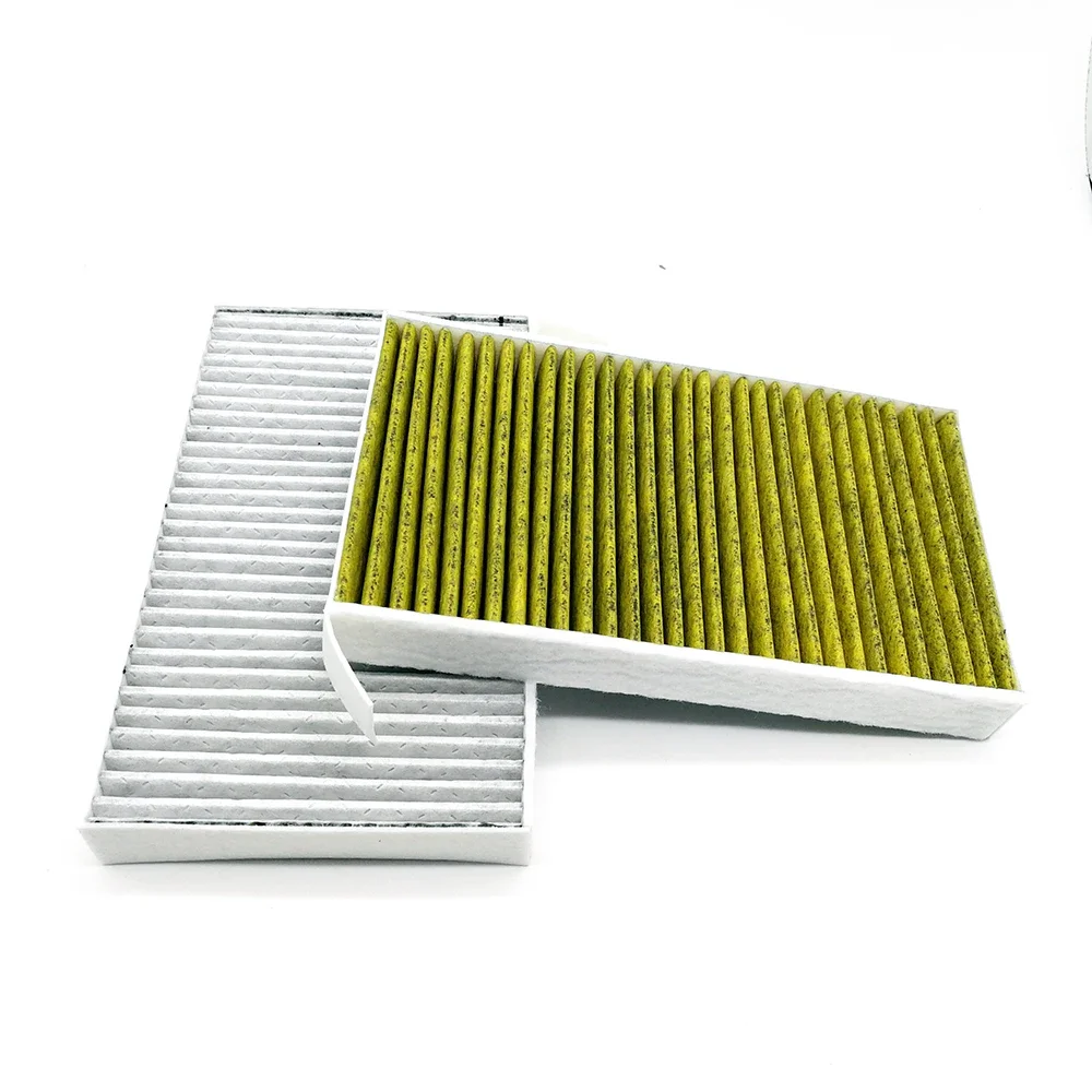 Yubao 1Set For Tesla Model 3 Model Y Cabin Air Filter Air Filter Air Conditioner Cabin Filter with Activated Carbon