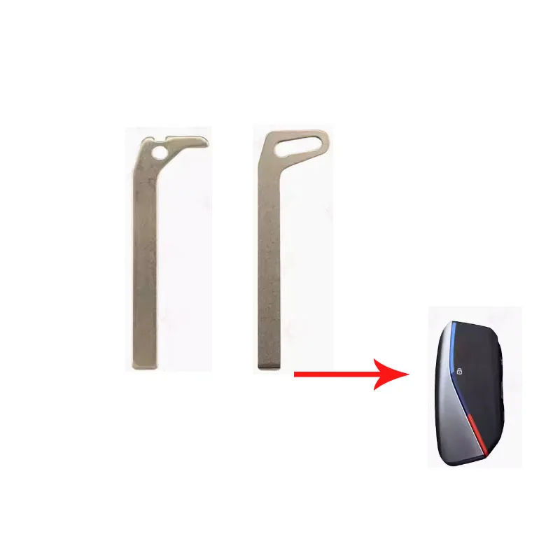 Smart card emergency insert key blade Car key blank For BMW 1 3 5 6 7 series X6 X7 M3 GT