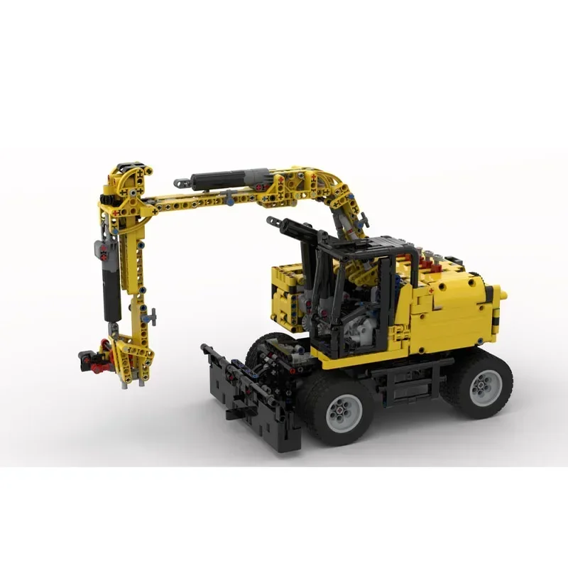 MOC- 143169   M 317 F حفارة في كتل تجميع الربط • 1525 أجزاء مكعبات البناء عيد ميلاد الأطفال لعبة المكعبات هدية