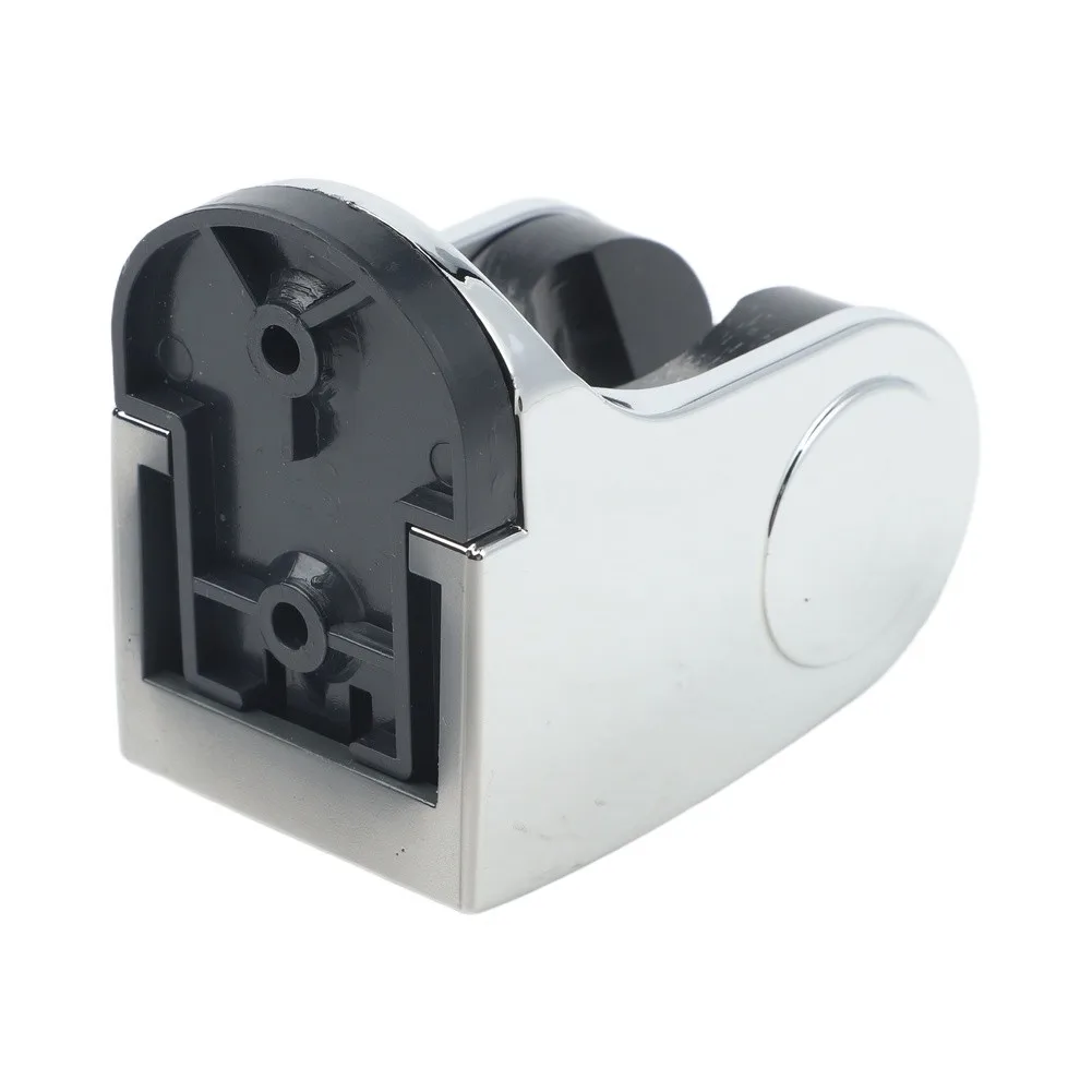 Adjustable Shower Head Holder Wall Mount for Handheld Shower Hose Bathroom Use ABS Material Brushed Finish Thread Mount Design