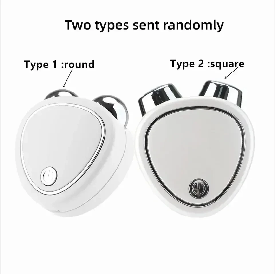 Máquina de lifting facial massageador facial rolo de microcorrente aperto da pele rejuvenescimento beleza carregamento facial anti rugas