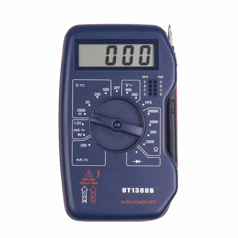 UT1300B Digital Multimeter,with Battery test Two Transistor test Resistance test Universal Table