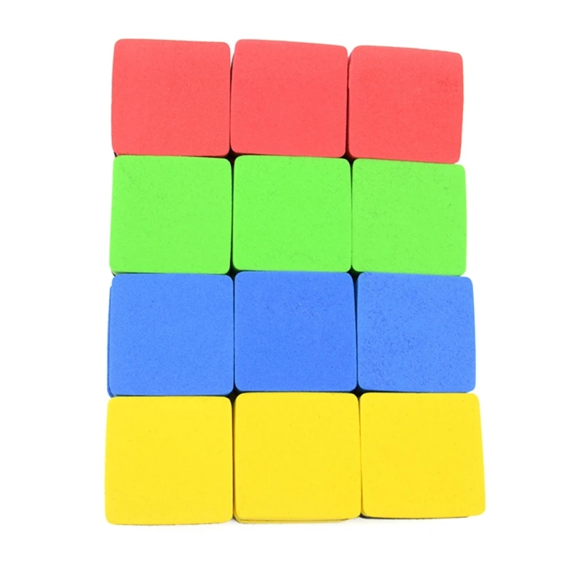 J6PA 24 Pack EVA Whiteboard Erasers Magnetic & Durable Chalkboard Cleansers