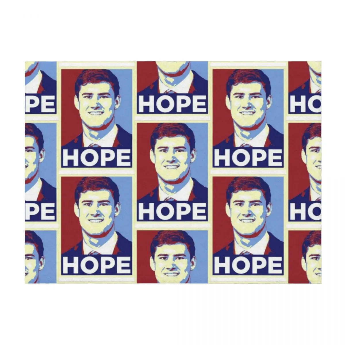 

Daniel Jones Hope New York Football Draft Pick Throw Blanket Polar Hairys Multi-Purpose Blankets
