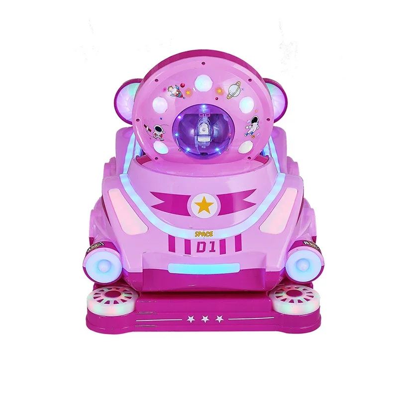 Spacecraft Modeling Bubble Blowing Coin-operated Rocking Car Commercial Toy