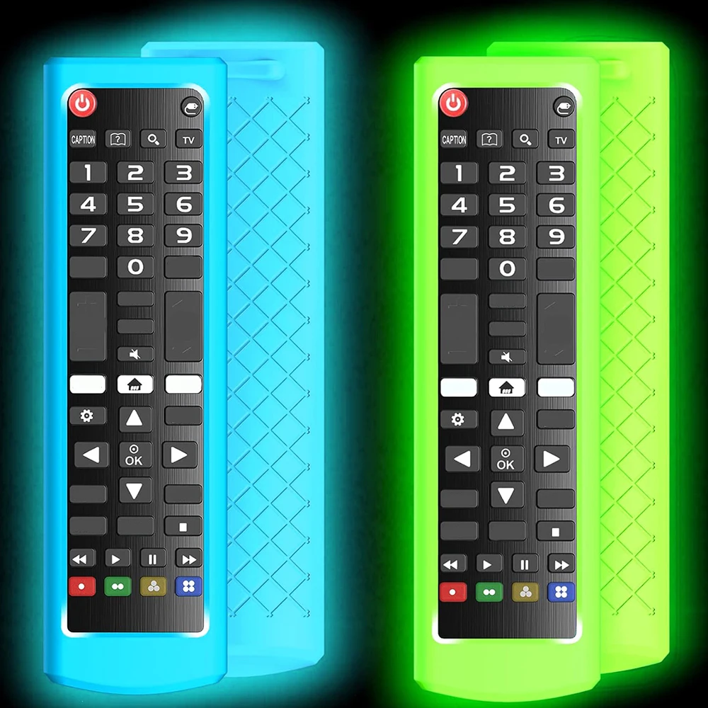 2pc - Protective case for AKB series remote control - Durable silicone case with non-slip grip for LG remote control