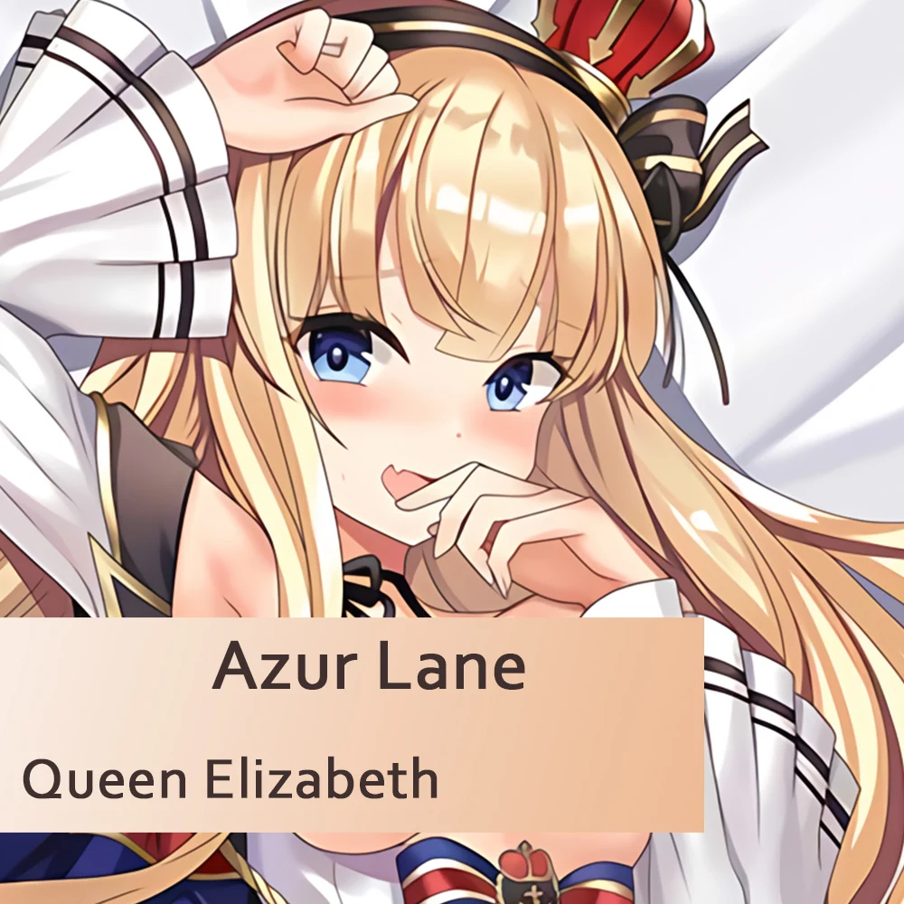 

Azur Lane 3D Double-Sided Printed Hugging Body Pillowcase Queen Elizabeth Anime Dakimakura Pillow Case Cushion Sofa Cover Gifts