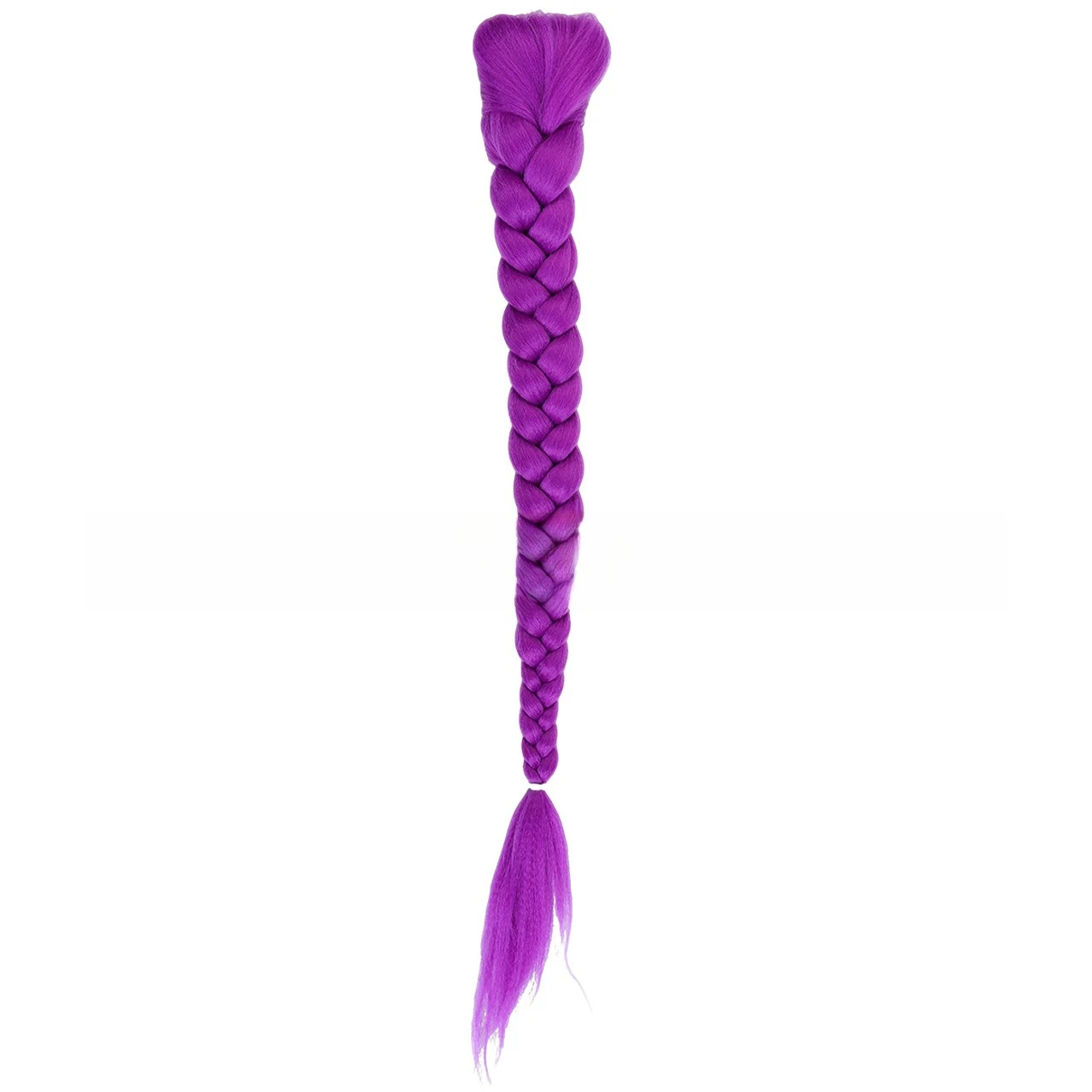 Trecce viola Coda di cavallo 26 pollici Capelli lunghi Estensioni Rumi Trecce Parrucca cosplay per la festa in scena Costume di Halloween Cosplay