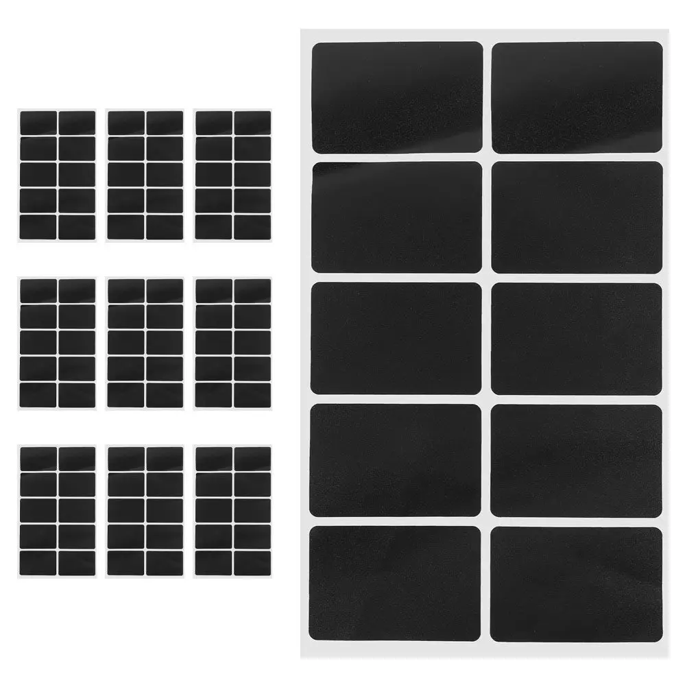 

200Pcs Black Chalkboard Labels Reusable Writable Stickers for Jars Bottles Kitchen Pantry Storage Organizing Food Containers