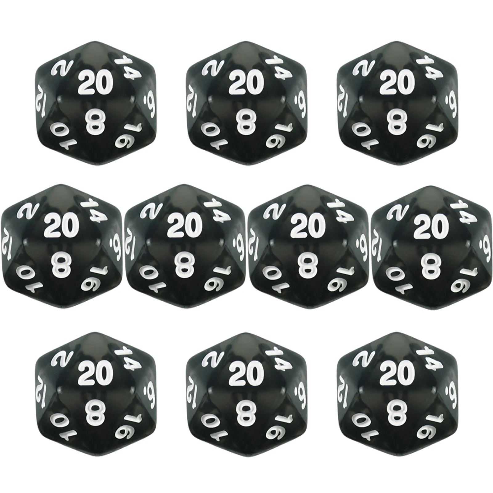 Milaget 7x dés Polyédriques Jeu de Société pour Fête Trpg Jeux de Guerre pour Casino