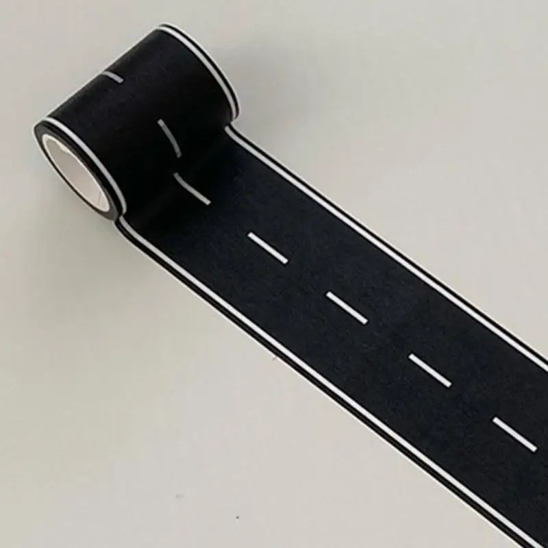 LXAA ROAD TRACK TAPE 50 MMMX5M Racetrack Sticker Tape for Journal Planner Photo Frame Frame Scrapbooking Background Tape for