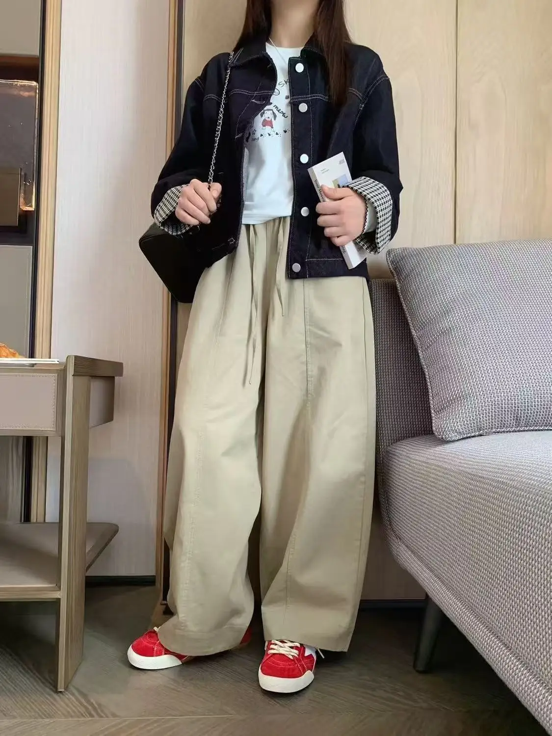 

Girls' Pants 2026 Autumn New Style Children's Casual Wide Leg Pants Children's Fashionable Casual Pants