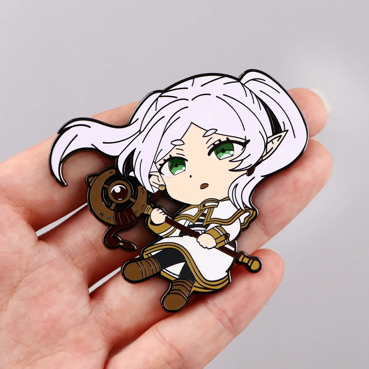 فريرين: ما وراء نهاية الرحلة المينا شارات أنيمي هيميل بروش مانغا دبابيس لحقيبة الظهر الملابس التلبيب تأثيري مجوهرات لعبة الهدايا #2