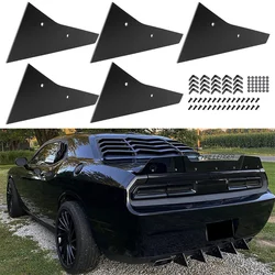 Rear Diffuser 5 Piece Kit V2 for Dodge Challenger SXT SRT RT Hellcat 2009-2014 Black Car Exterior Accessories Vehicle Supplies