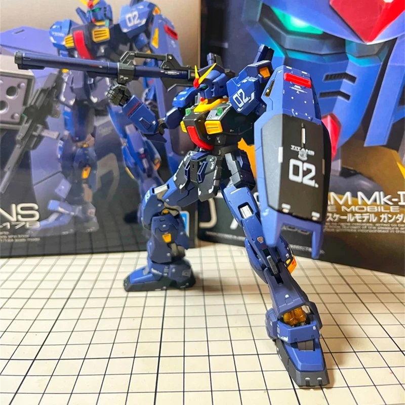 Bandai RG MK-2 Titans собранная модель Gundam mobile suit mecha рисунок от руки японский аниме периферийная коллекция, игрушка-робот, подарок