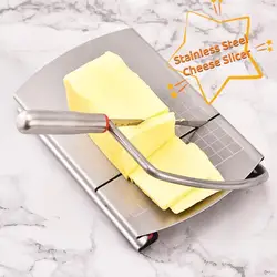 1 Pack Home Kitchen Slicing Tools Multifunctional Cutter Stainless Steel Cheese Slicer Butter Cutter Kitchen Gadgets