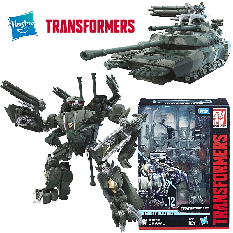 Hasbro Transformers Studio Series SS12 Decepticon Brawl 18Cm Voyager Class Original Action Figure Model Toy Gift Collection